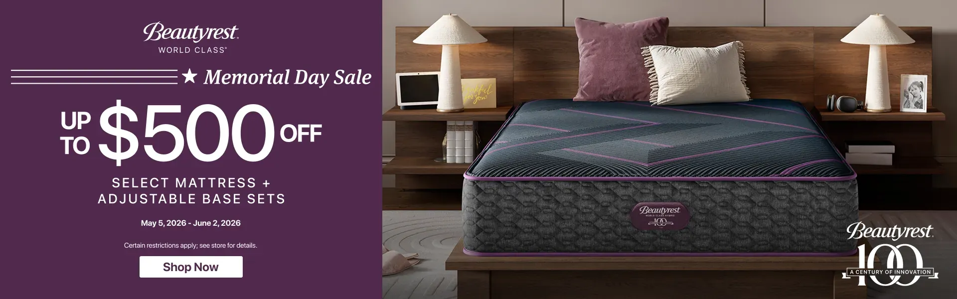 Memorial Day Sale Beautyrest World Class